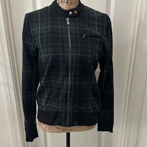 Lauren By Ralph Lauren Tartan Plaid Bober Jacket Medium